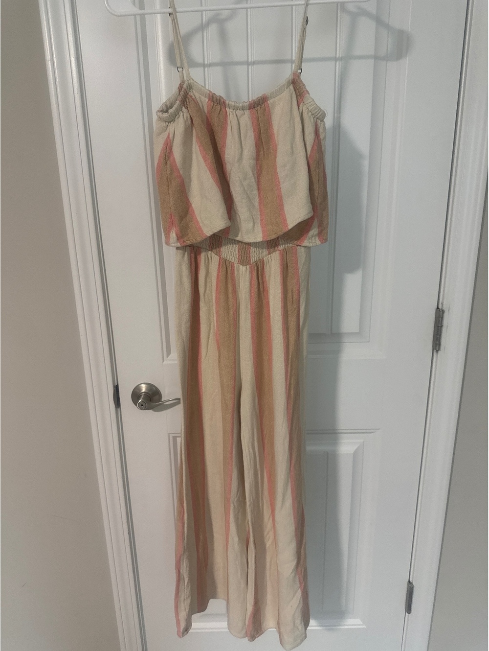 Rip Curl Women's Striped Viscose Jumpsuit Size S